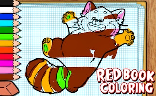 Image Red Coloring Book